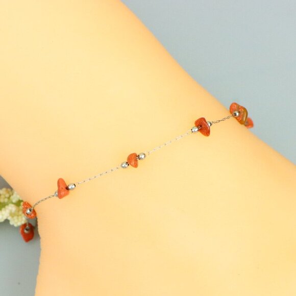 Handmade Anklet – A Stylish Choice for Women, Thoughtful Gift Idea, EVCH1127 - Picture 1 of 8